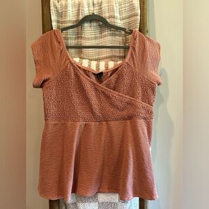 Ruched cross bust top - Torrid 3